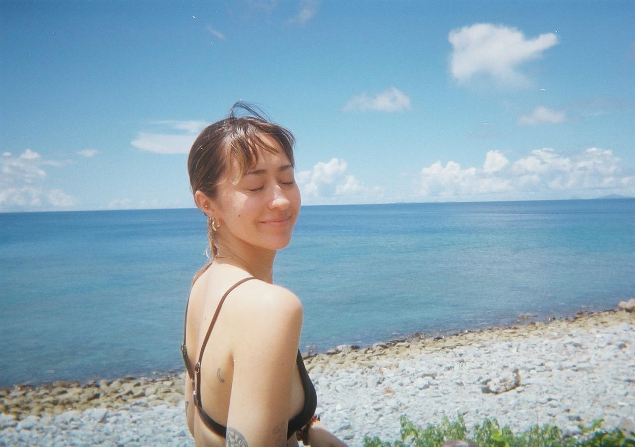 Saya at beach (fc)
