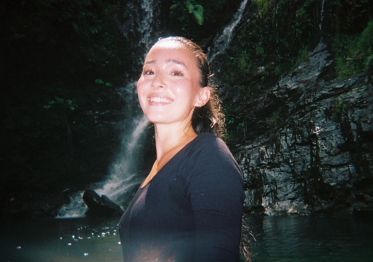 Aya at waterfall (fc)