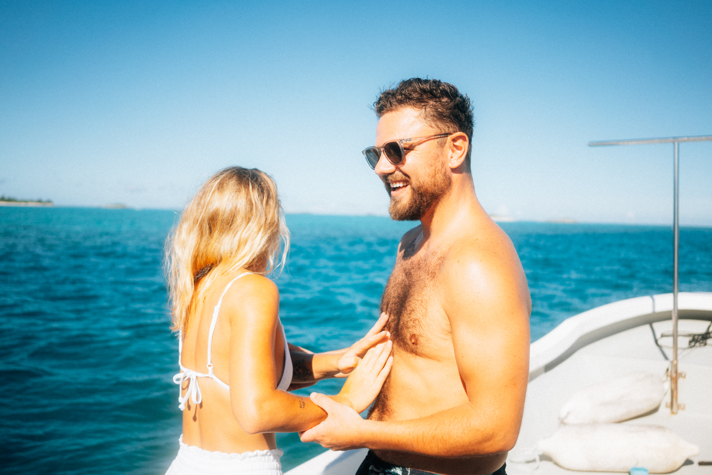 Guests on charter in Okinawa on tour