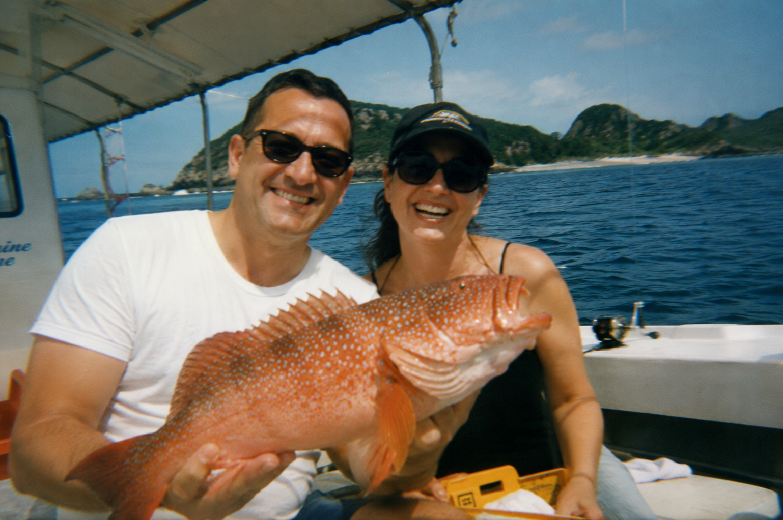 Couple on catch and cook tour in Okinawa