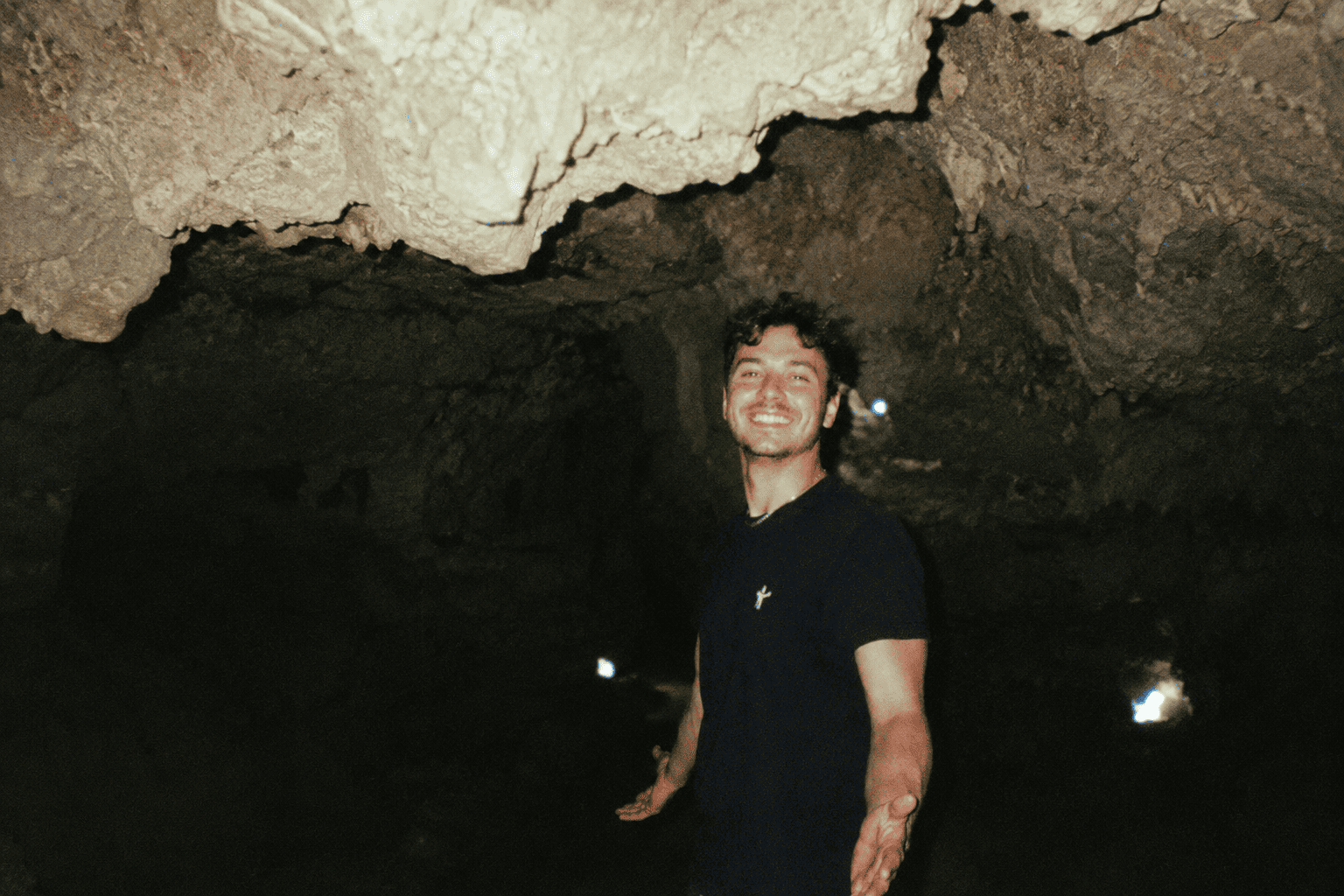 Guest on Caves tour in Okinawa