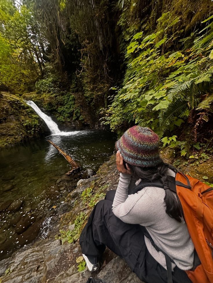 woman hiking