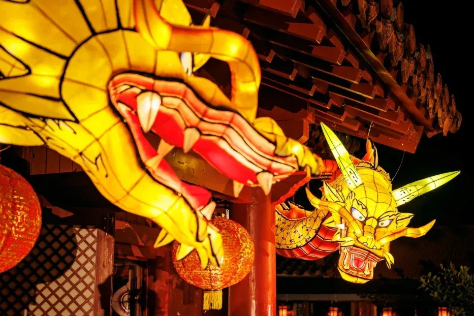 dragon lanterns